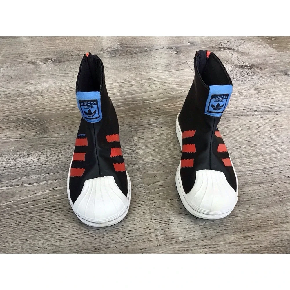 ADIDAS Superstar 360 Rain Boot J 'Black Bright Red' S23967 Kids 12K